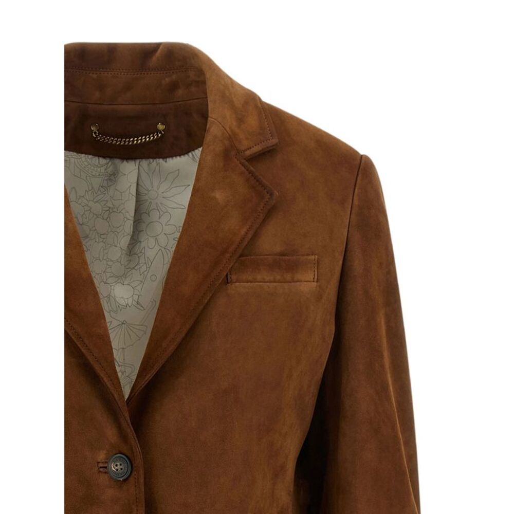 Golden Goose Brown Jackets - Leather Jackets Women - Picture 4 of 5